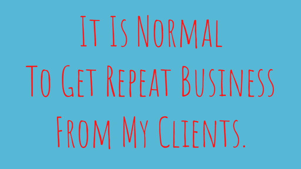 Normal repeat business