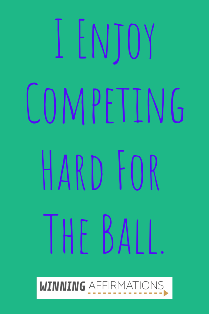 Afl affirmations - competing hard for the ball