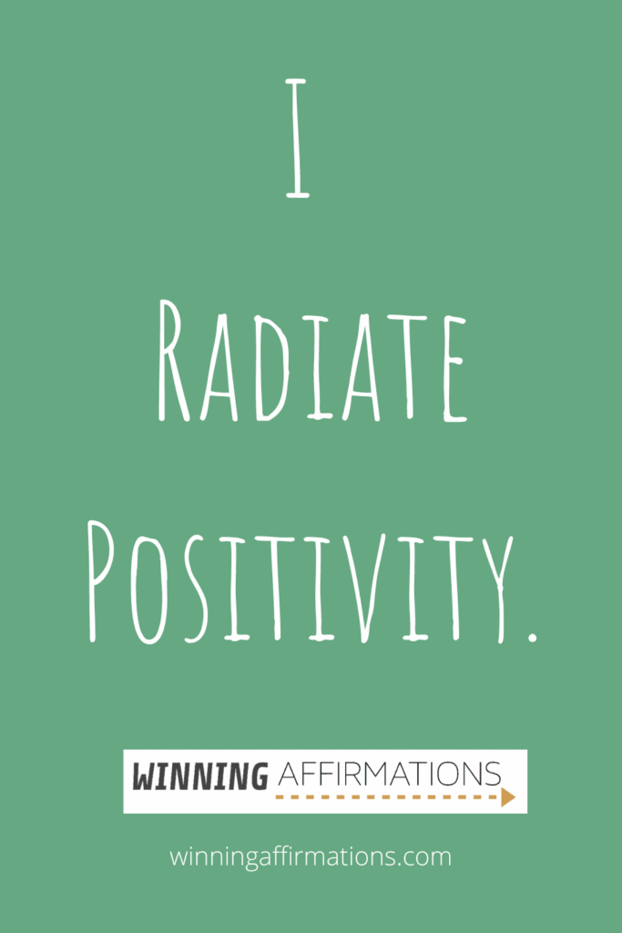 Jealousy affirmations - radiate positivity