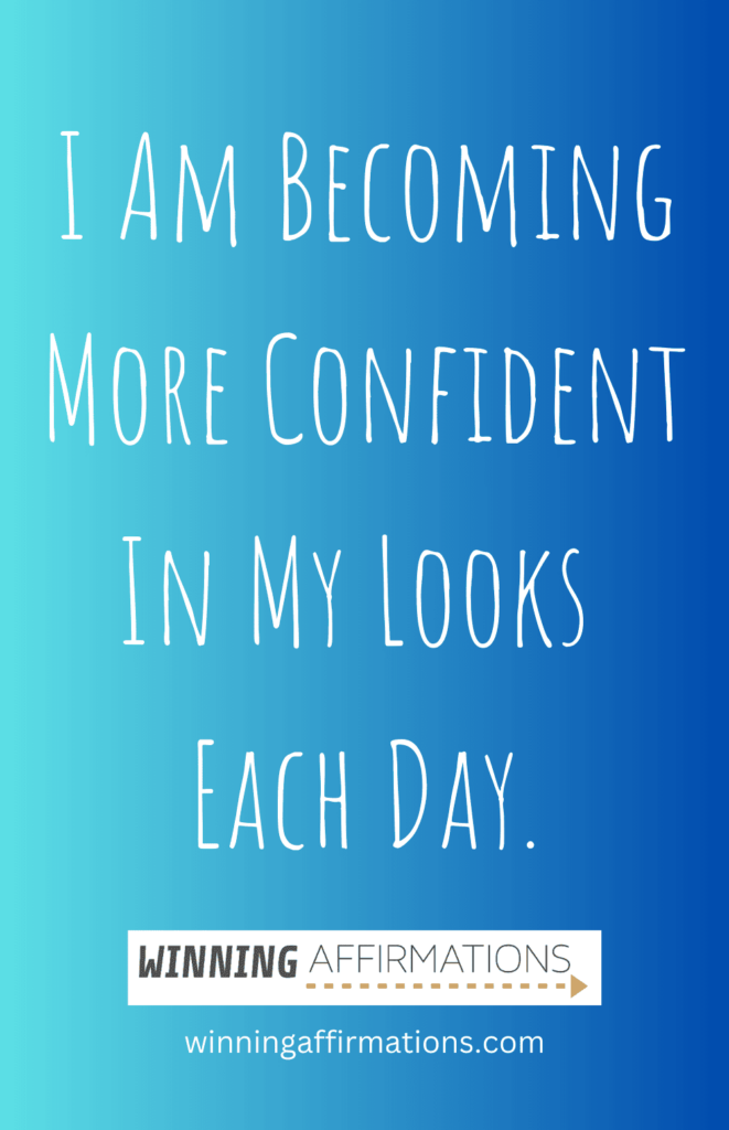 Beautiful face affirmations - confident looks