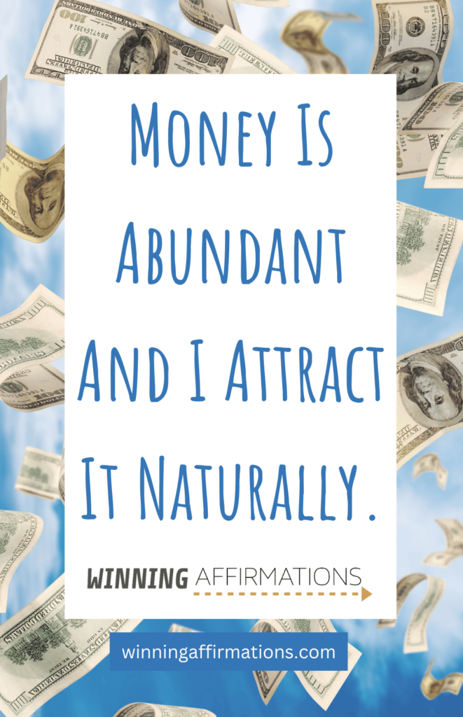 Abundance affirmations - money is abundant