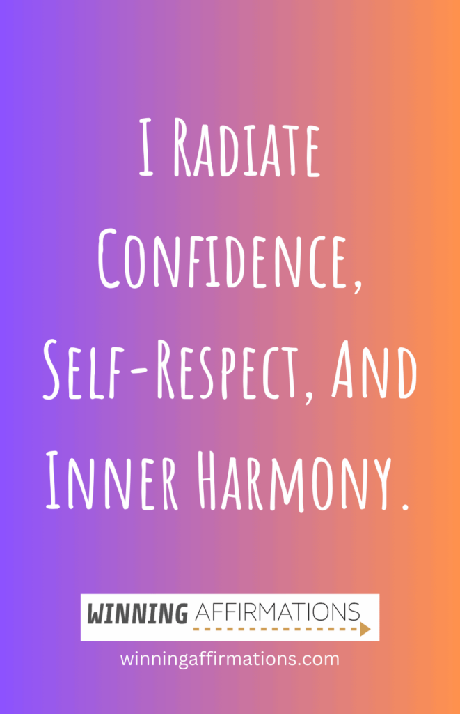 New years affirmations - harmony