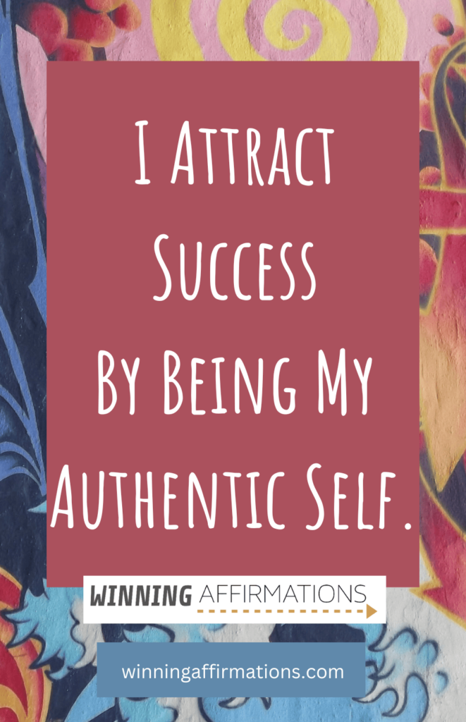 Teen affirmations - authentic self