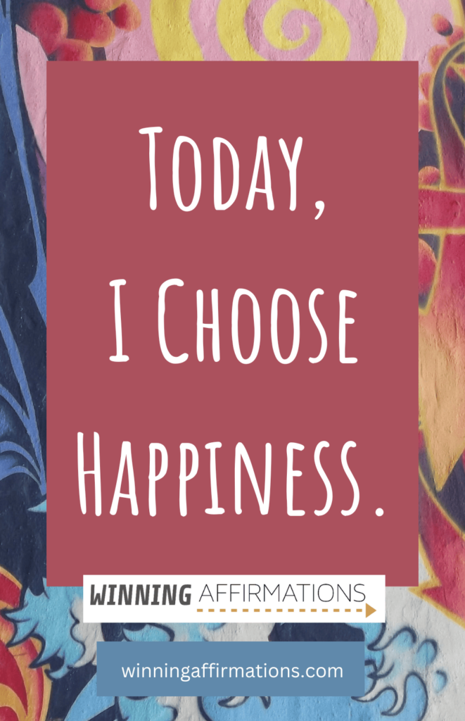 Teen affirmations - happiness