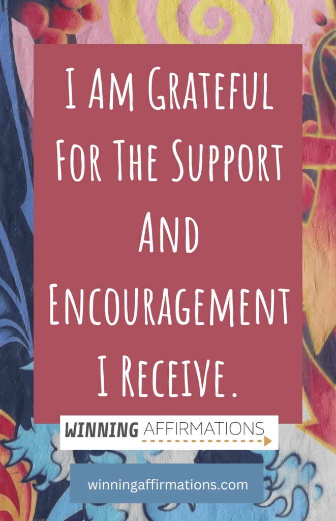Teen affirmations - support and encouragement